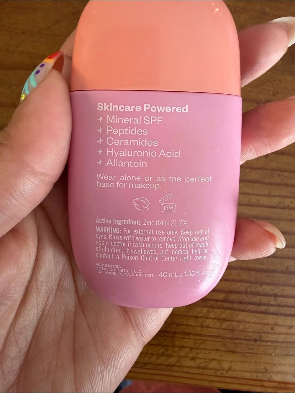 Kosas DreamBeam Comfy Smooth Sunscreen SPF 40